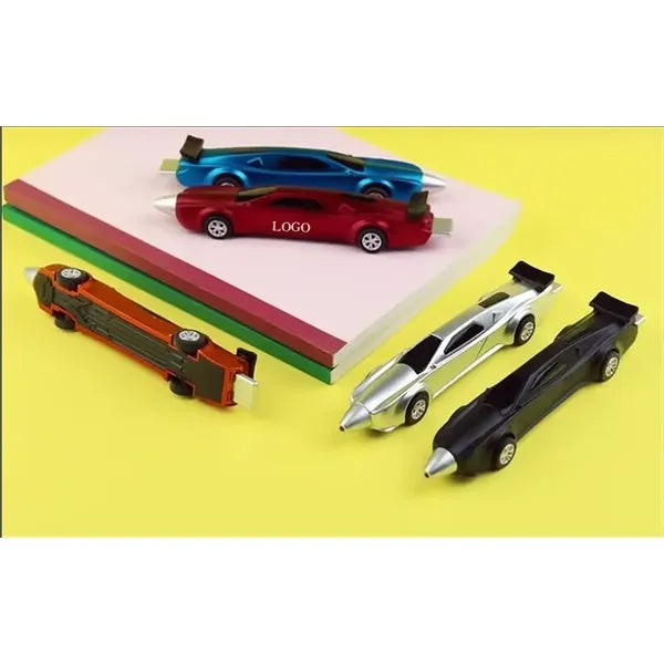 Die cast pull back racing car shape ballpoint pen