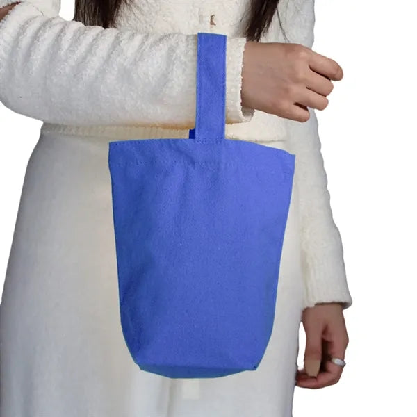 Mini Portable Canvas Tote Bag