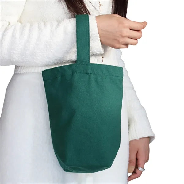 Mini Portable Canvas Tote Bag