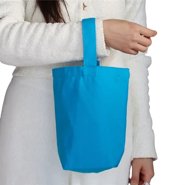 Mini Portable Canvas Tote Bag