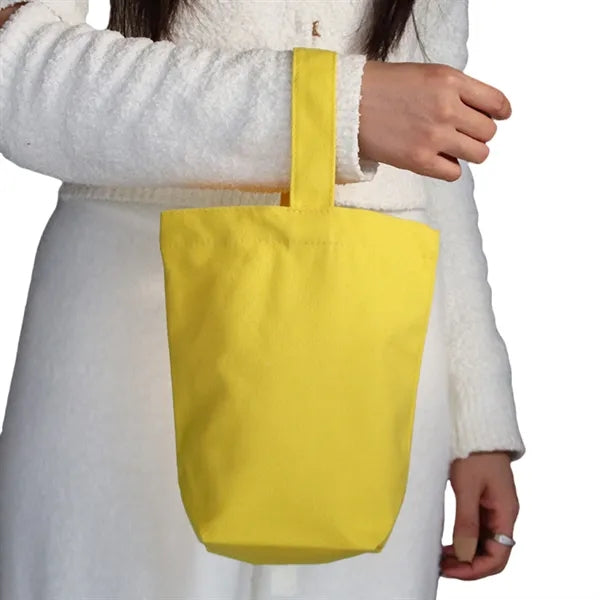 Mini Portable Canvas Tote Bag