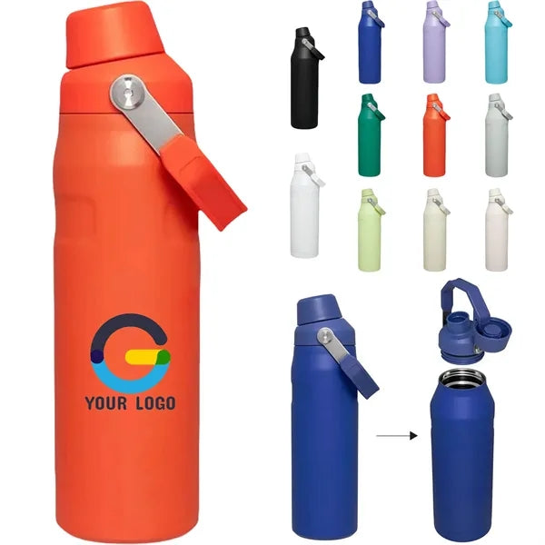 24oz Stainless Steel Sport Bottle With Handle