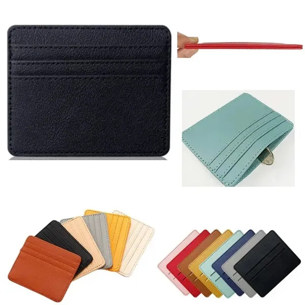 Pu Leather Wallet With Multi Card Slot
