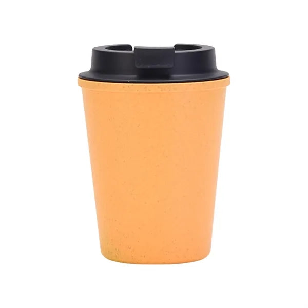 12oz Portable Wheat Straw Coffee Cup