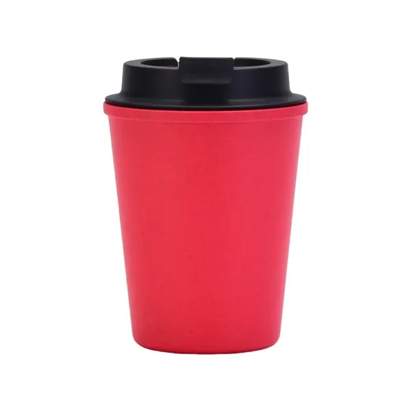 12oz Portable Wheat Straw Coffee Cup