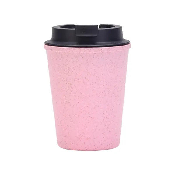 12oz Portable Wheat Straw Coffee Cup