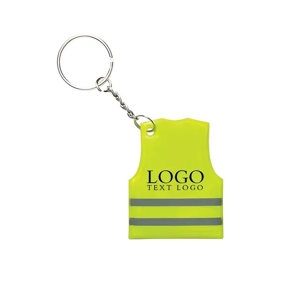 Reflective Safety Vest Keytag