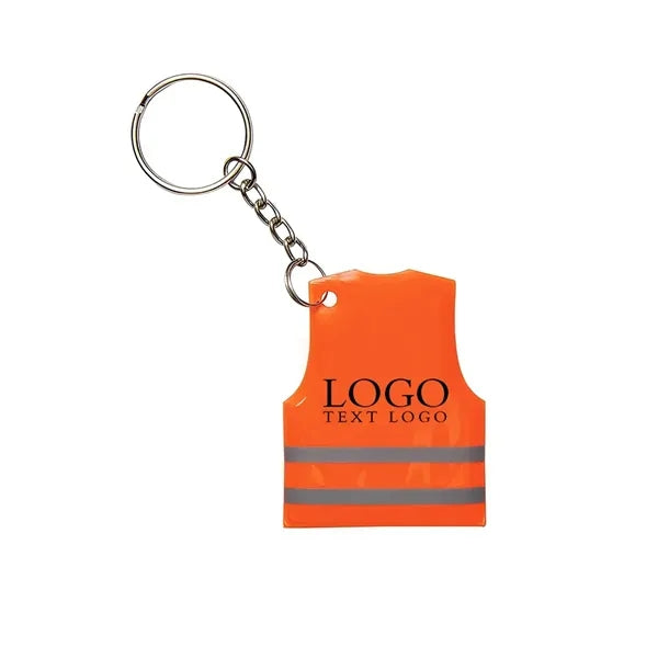 Reflective Safety Vest Keytag
