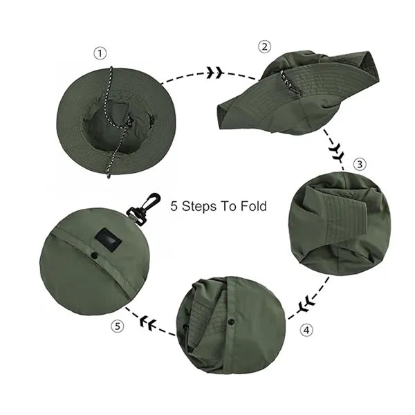 Foldable Quick-Drying Waterproof Outdoor Fisherman Sun Hat