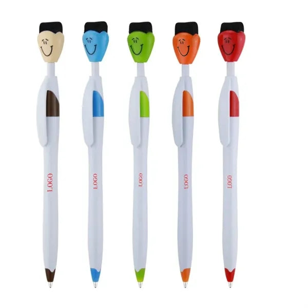 5 design Dart topper safty cap ballpoint pen