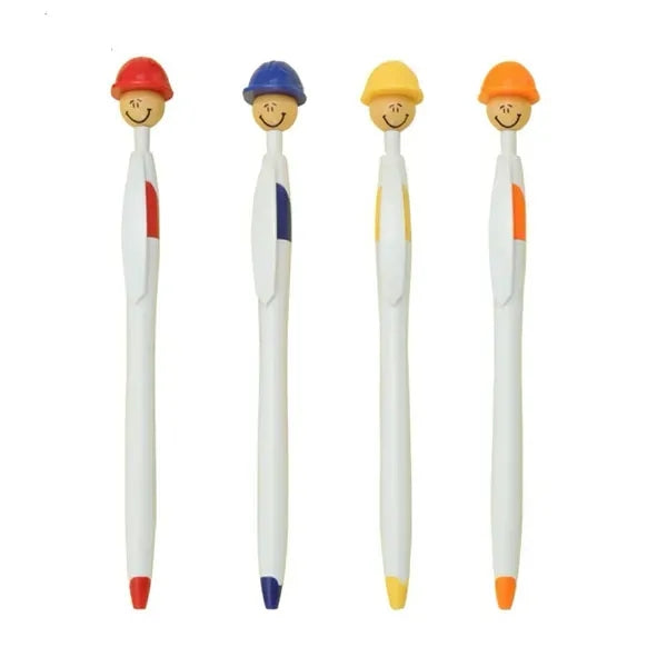 5 design Dart topper safty cap ballpoint pen