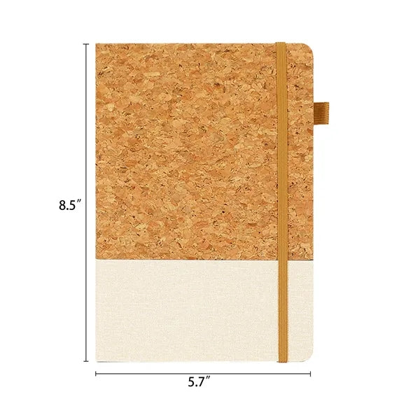 Eco Friendly Cork Patchwork Notebook Set