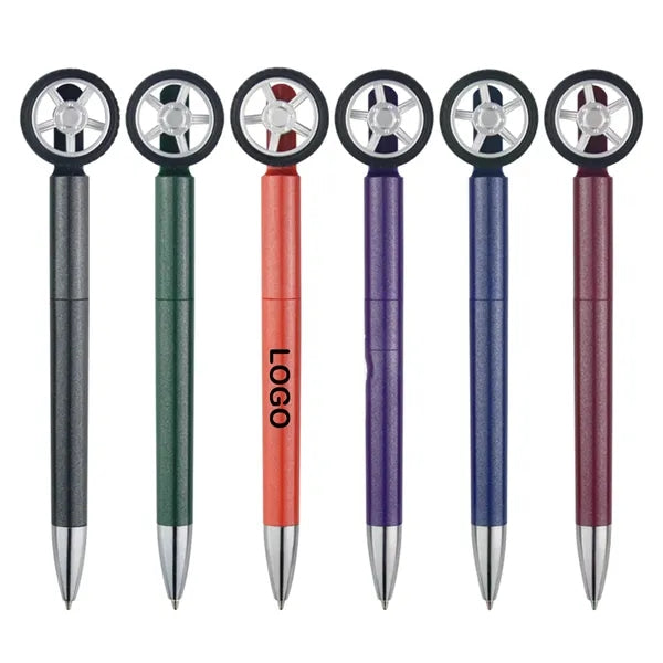Tire shaped Rotating Relieve Stress Ballpoint Pen