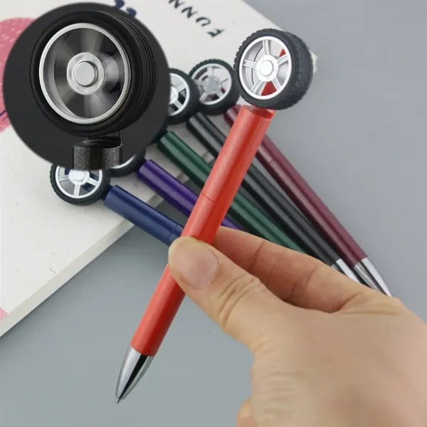 Tire shaped Rotating Relieve Stress Ballpoint Pen