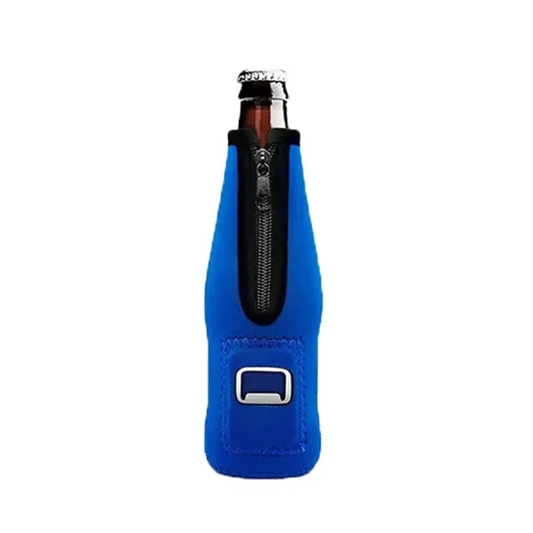 Cooler With Zipper And Bottle Opener