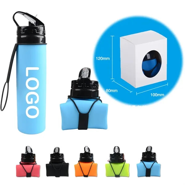 20 OZ Foldable Silicone Bottle