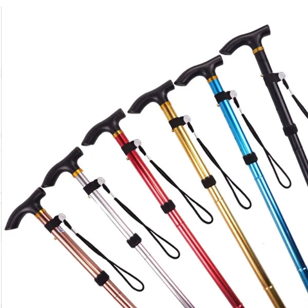 Walking Stick Foldable Aid Lightweight Trekking Pole