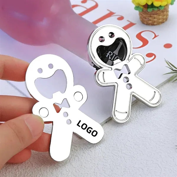 Magnetic Gingerbread Man Bottle Opener