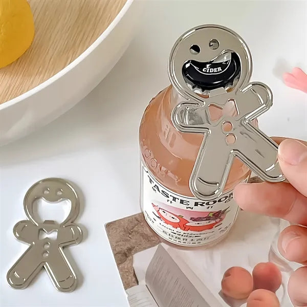 Magnetic Gingerbread Man Bottle Opener