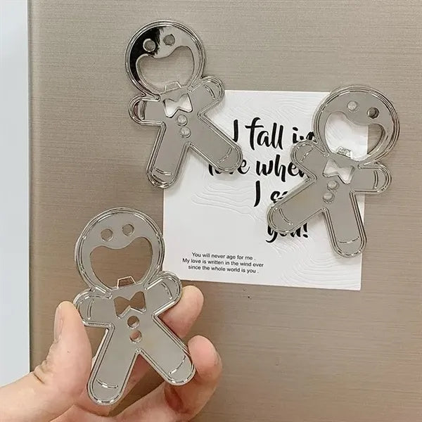 Magnetic Gingerbread Man Bottle Opener