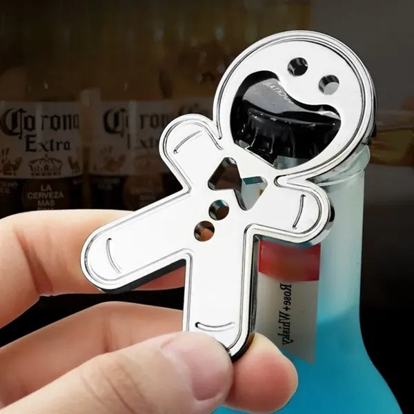 Magnetic Gingerbread Man Bottle Opener