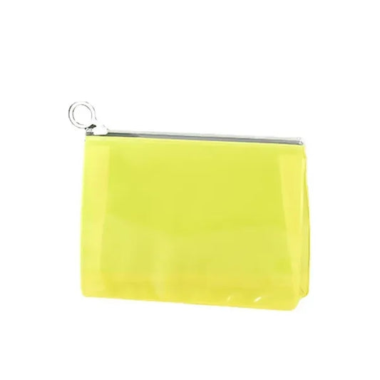 Clear Cosmetics Bag PVC Zippered Toiletry Carry Pouch