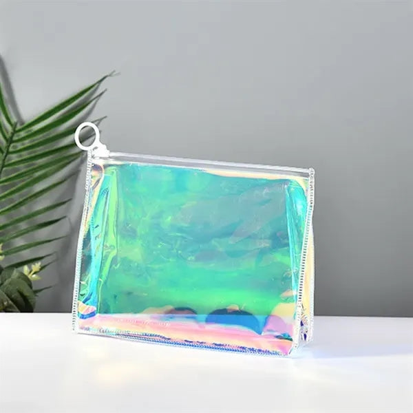 Clear Cosmetics Bag PVC Zippered Toiletry Carry Pouch