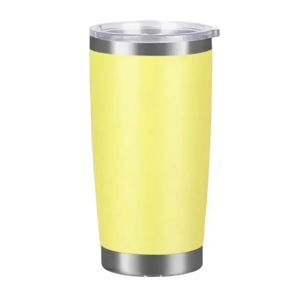 20oz Stainless Steel Tumbler with Lid and Straw