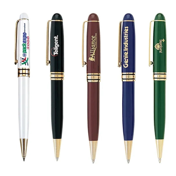 Deluxe Double Pen Set with Danish Ballpoint & Rollerball