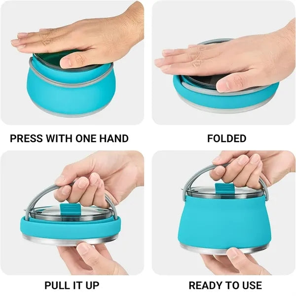1L Collapsible Camping Kettle