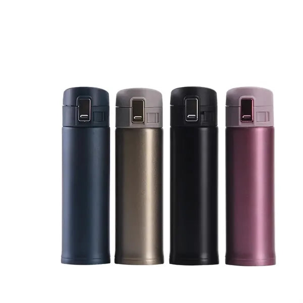 15oz Stainless Steel Insulated Travel Mug with Flip Lid