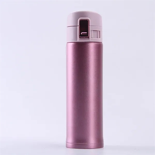 15oz Stainless Steel Insulated Travel Mug with Flip Lid