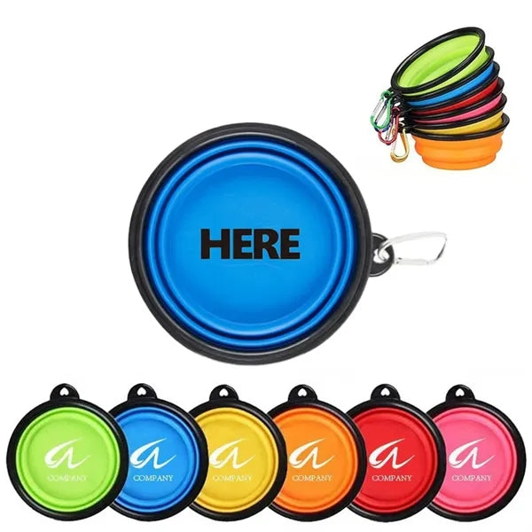 Silicone Collapsible Dog Pet Bowl