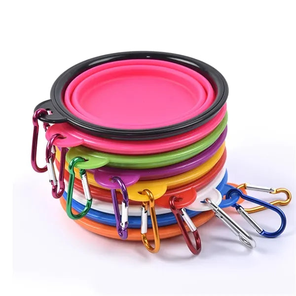 Silicone Collapsible Dog Pet Bowl