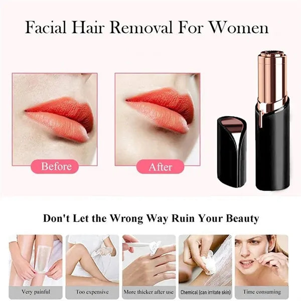 Facial Hair Removal for Women Painless Remover Shaver Razor