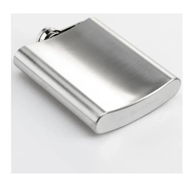 6oz Stainless Steel Matte Hip Flask Whiskey Bourbon