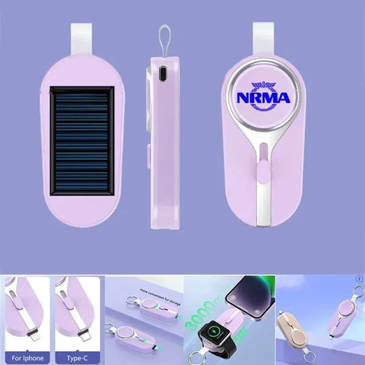 Promotion Gift Small Mini Portable Solar Power Bank 5000mah