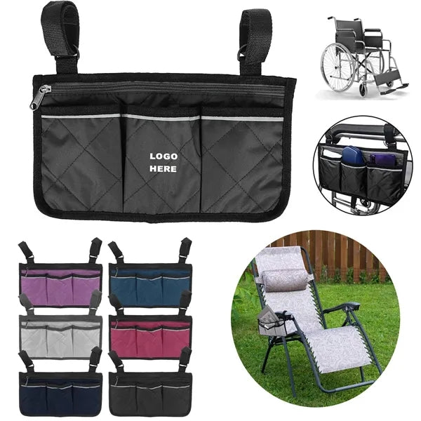 Beach Chair Hanging Storage Pouch Armrest Organizer