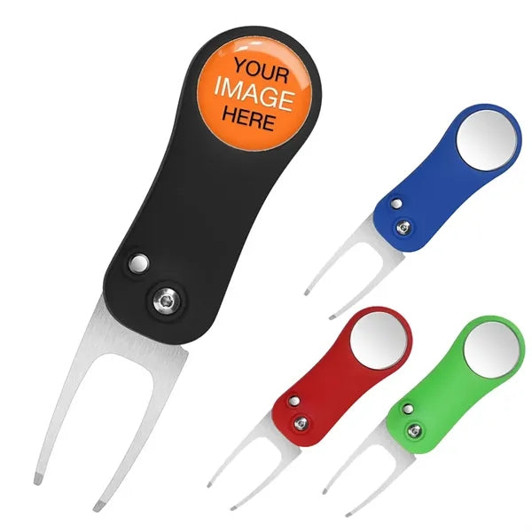 Matte Golf Divot Tool with Ball Marker