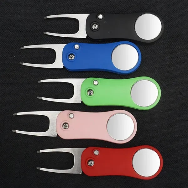 Matte Golf Divot Tool with Ball Marker