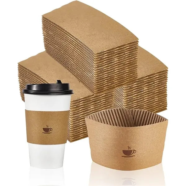 Kraft Paper Coffee Cup Sleeves