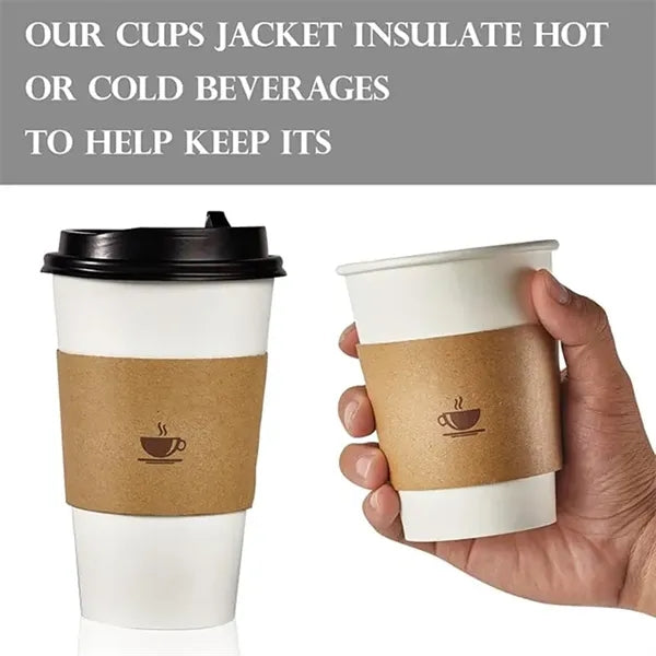 Kraft Paper Coffee Cup Sleeves