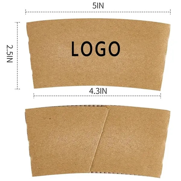 Kraft Paper Coffee Cup Sleeves