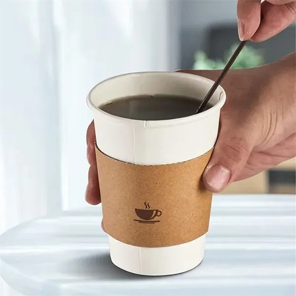 Kraft Paper Coffee Cup Sleeves