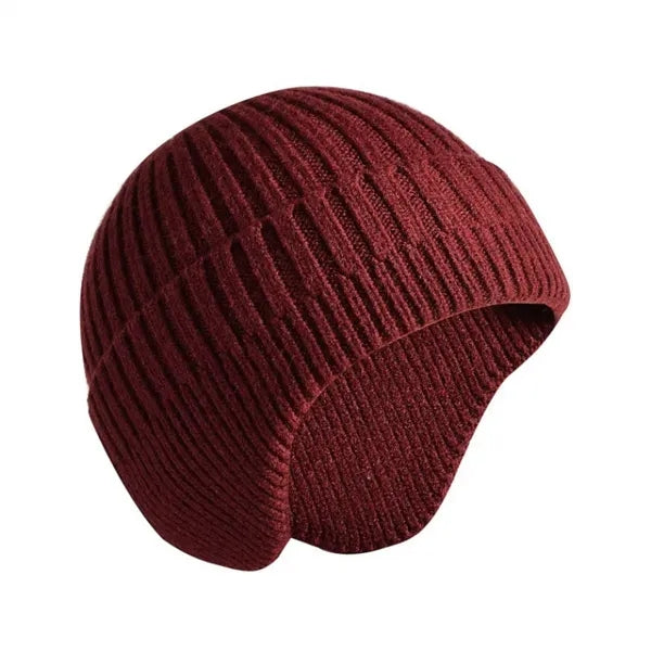 Warm Knitted Beanie Winter Hats Ear Covers