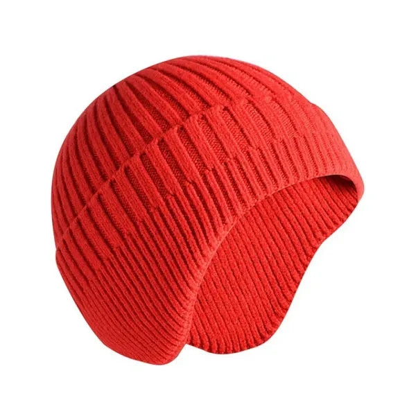 Warm Knitted Beanie Winter Hats Ear Covers
