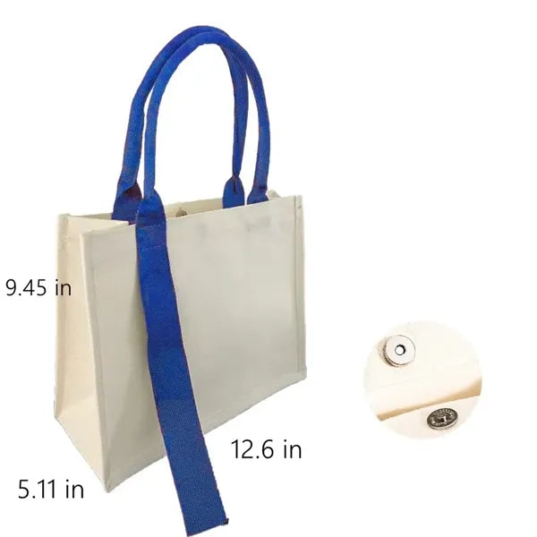 One-stop customization of canvas bags with bottoms and sides