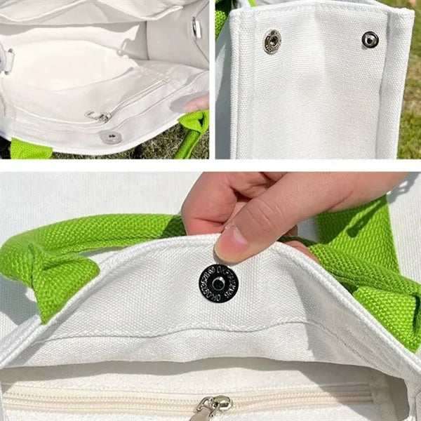 One-stop customization of canvas bags with bottoms and sides