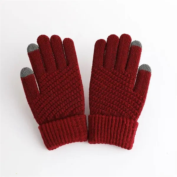 Unisex Winter Touch Screen Gloves Warm Fleece