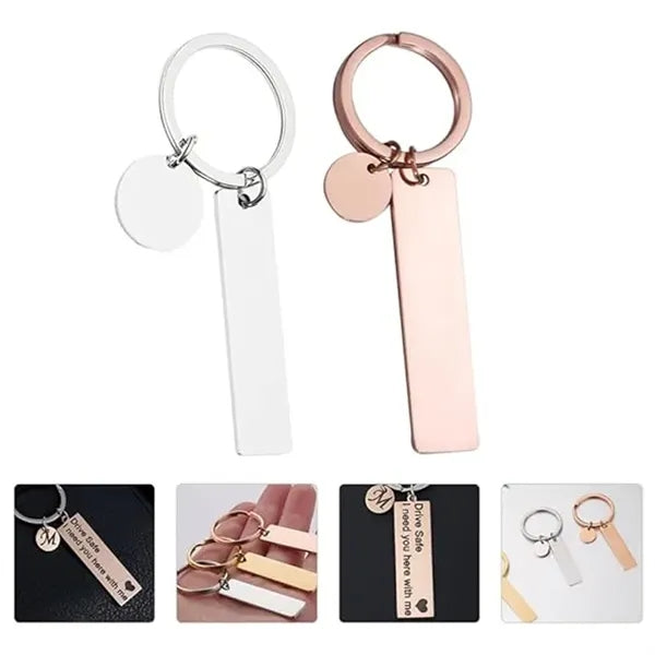 Laser Metal Keychain